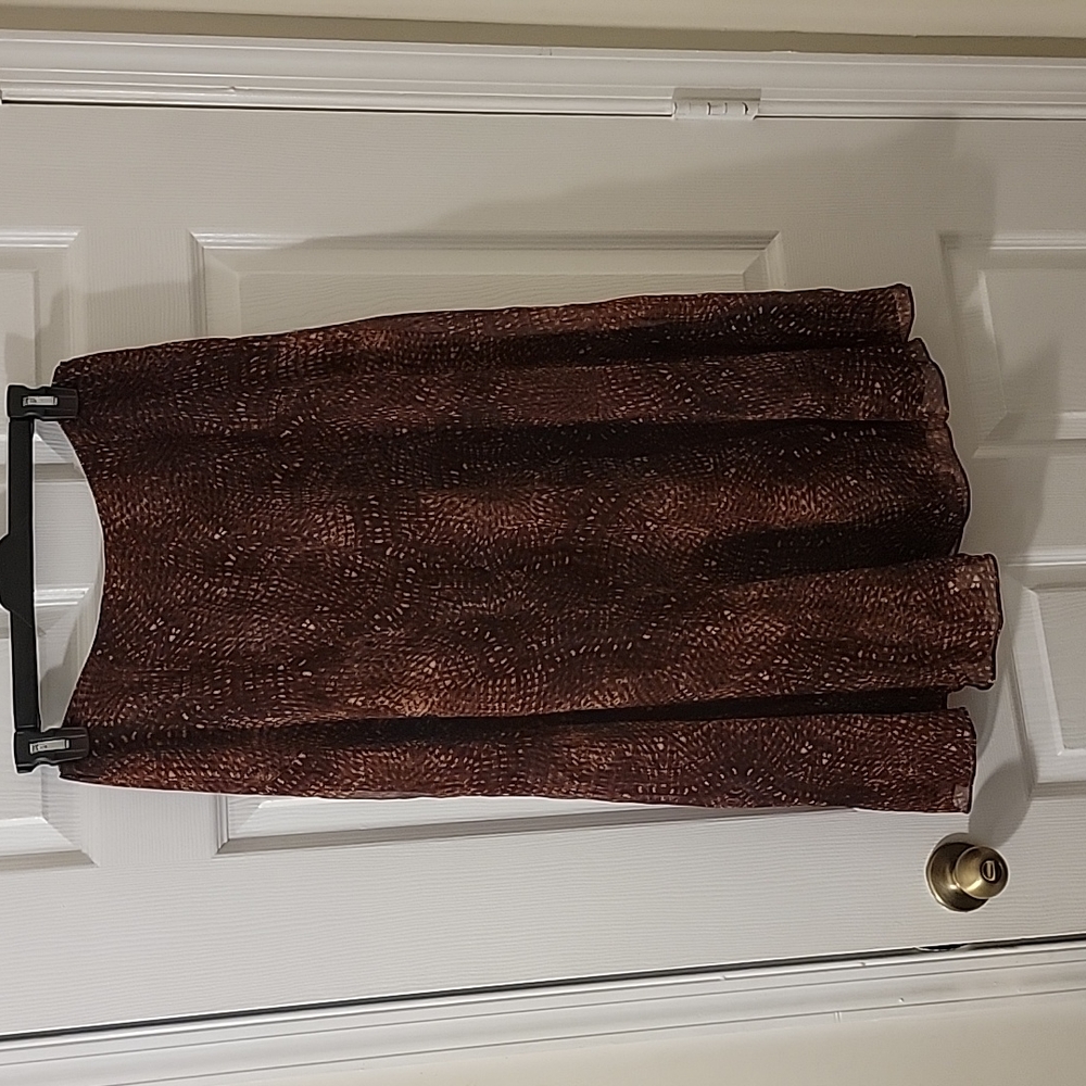 Jones New York Ankle Length Skirt Silk Lining Size 10 Never Been Worn